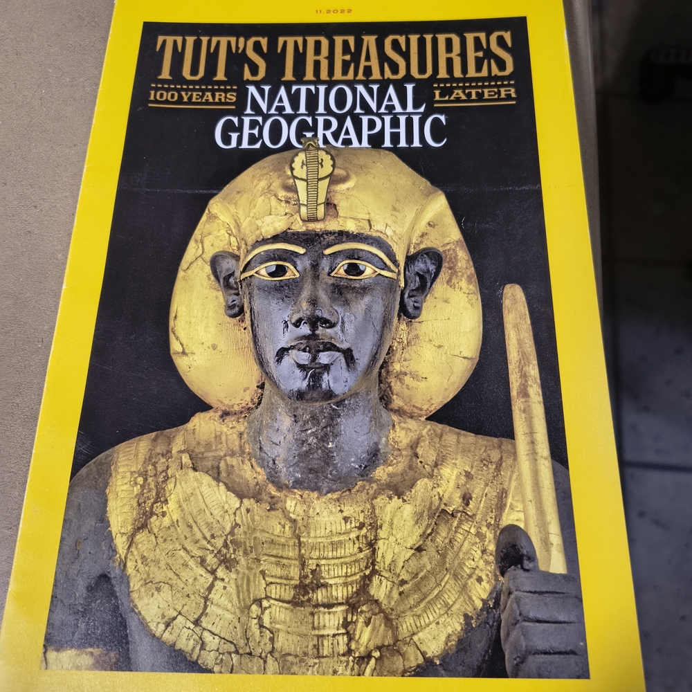 National Geographic Tut's Treasures Magazine